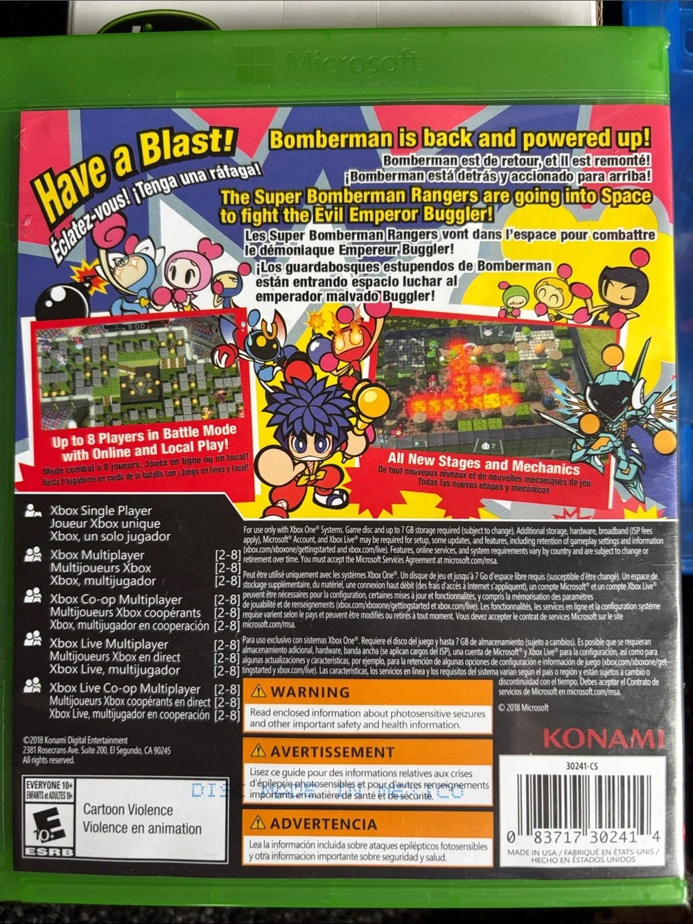 Super Bomberman R - Konami (Green)